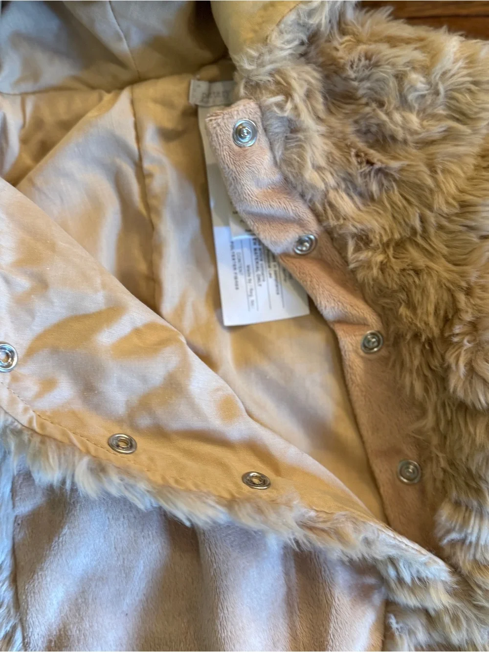 Pottery Barn Kids Baby Plush Puppy One-Piece Costume - Beige Size 12-24 months - Picture 4 of 7